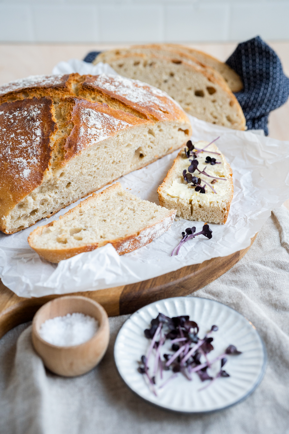 Das einfachste selbst­gebackene Brot: Dinkel-Joghurt-Brot