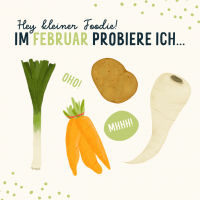Saisonkalender für kleine Foodies: <mark>Februar</mark>